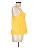 Topshop Yellow Sleeveless Top Size 10 - photo 4