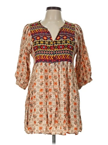 Umgee 3/4 Sleeve Blouse (view 1)