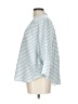 Gap Stripes Blue 3/4 Sleeve Blouse Size L - photo 5