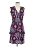 Hunter Dixon 100% Polyester Paisley Purple Cocktail Dress Size 8 - photo 1
