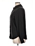 H&M Solid Black Long Sleeve Button-Down Shirt Size 14 - photo 5