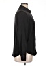 H&M Solid Black Long Sleeve Button-Down Shirt Size 14 - photo 4