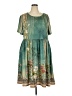 Unbranded Paisley Teal Casual Dress Size 3X - photo 1
