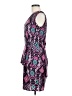 Hunter Dixon 100% Polyester Paisley Purple Cocktail Dress Size 8 - photo 5