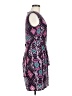 Hunter Dixon 100% Polyester Paisley Purple Cocktail Dress Size 8 - photo 4