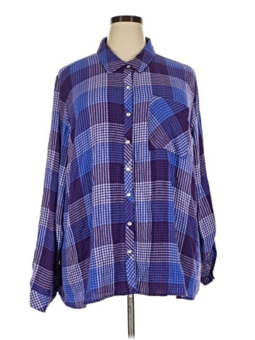 Cato Long Sleeve Button-Down Shirt (view 1)