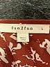 Fun2Fun Burgundy Short Sleeve Blouse Size L - photo 7