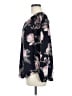 Papermoon Floral Black Long Sleeve Blouse Size M - photo 5