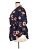 rue21 100% Polyester Floral Blue 3/4 Sleeve Blouse Size 3X - photo 5