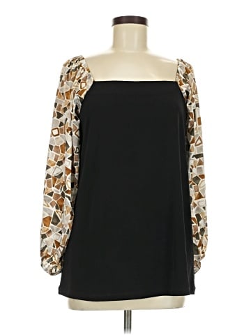 Susan Graver Long Sleeve Blouse (view 1)