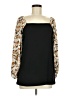 Susan Graver Black Long Sleeve Blouse Size M - photo 1