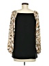 Susan Graver Black Long Sleeve Blouse Size M - photo 2