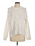 Unbranded 100% Polyester White Pullover Sweater Size S (estimated) - photo 1