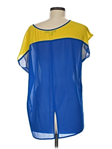 August Silk Short Sleeve Blouse (view 2)