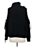 Alice + Olivia Solid Black Turtleneck Sweater Size M - photo 2