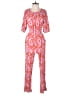 Boden 100% Viscose Paisley Pink Jumpsuit Size 12 (petite) - photo 1