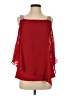 Leslie Fay 100% Polyester Red Sleeveless Blouse Size S - photo 1