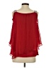 Leslie Fay 100% Polyester Red Sleeveless Blouse Size S - photo 2