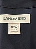 Lands' End 100% Polyester Black 3/4 Sleeve Blouse Size 18 - photo 7