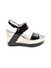 Stuart Weitzman Black Wedges Size 8 1/2 - photo 1