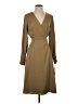 Antonio Melani 100% Polyester Solid Tan Casual Dress Size 4 - photo 1