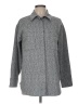 Athleta Tweed Gray Long Sleeve Button-Down Shirt Size M - photo 1