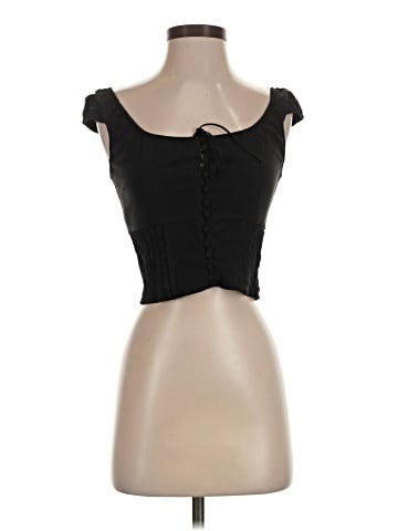 MNG Short Sleeve Blouse (view 1)