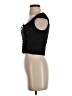 MNG Black Short Sleeve Blouse Size XS - photo 5