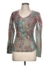 Eyeshadow Teal Long Sleeve Top Size L - photo 1