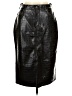 Gap 100% Polyester Black Faux Leather Skirt Size 30 waist - photo 1