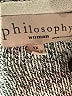 Philosophy Republic Clothing 100% Cotton Tweed Gray Pullover Sweater Size 1X - photo 7