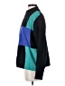 JM Collection 100% Acrylic Color Block Blue Turtleneck Sweater Size XL Petite - photo 5