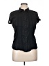 SO Black Short Sleeve Blouse Size XL - photo 1