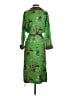 Le Superbe 100% Polyester Green Trenchcoat Size 2 - photo 2