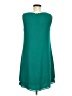 Unbranded 100% Polyester Solid Green Casual Dress Size 6 - photo 2
