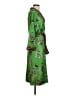 Le Superbe 100% Polyester Green Trenchcoat Size 2 - photo 4