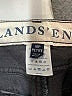 Lands' End Chevron-herringbone Black Jeans Size 10 Petite - photo 4