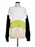 Kendall & Kylie 100% Cotton Color Block White Pullover Sweater Size L - photo 1