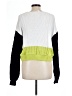 Kendall & Kylie 100% Cotton Color Block White Pullover Sweater Size L - photo 2