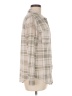 C&C California Plaid Gray Long Sleeve Blouse Size M - photo 4