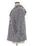 Weekends by Chico's Stripes Blue Jacket Size XL (3) - photo 5