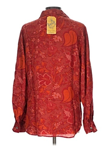 Tess Long Sleeve Silk Top (view 2)