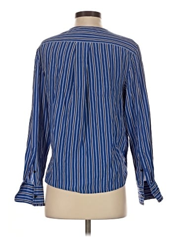Rag & Bone Long Sleeve Silk Top (view 2)