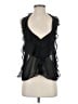 Zara 100% Polyester Black Sleeveless Blouse Size XS - photo 1