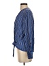 Rag & Bone 100% Silk Blue Long Sleeve Silk Top Size XS - photo 5