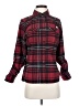 Columbia Plaid Red Long Sleeve Blouse Size S - photo 1
