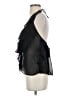 Zara 100% Polyester Black Sleeveless Blouse Size XS - photo 5