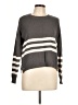 Pink Republic Stripes Gray Pullover Sweater Size L - photo 1