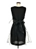 Ann Taylor 100% Polyester Black Cocktail Dress Size 8 - photo 2