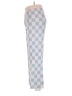 Double Zero 100% Polyester Checkered-gingham Blue Casual Pants Size M - photo 5